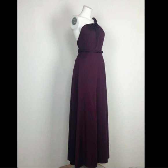Lulus Dresses & Skirts - Lulu's One Shoulder Grecian Long Maxi Dress Purple